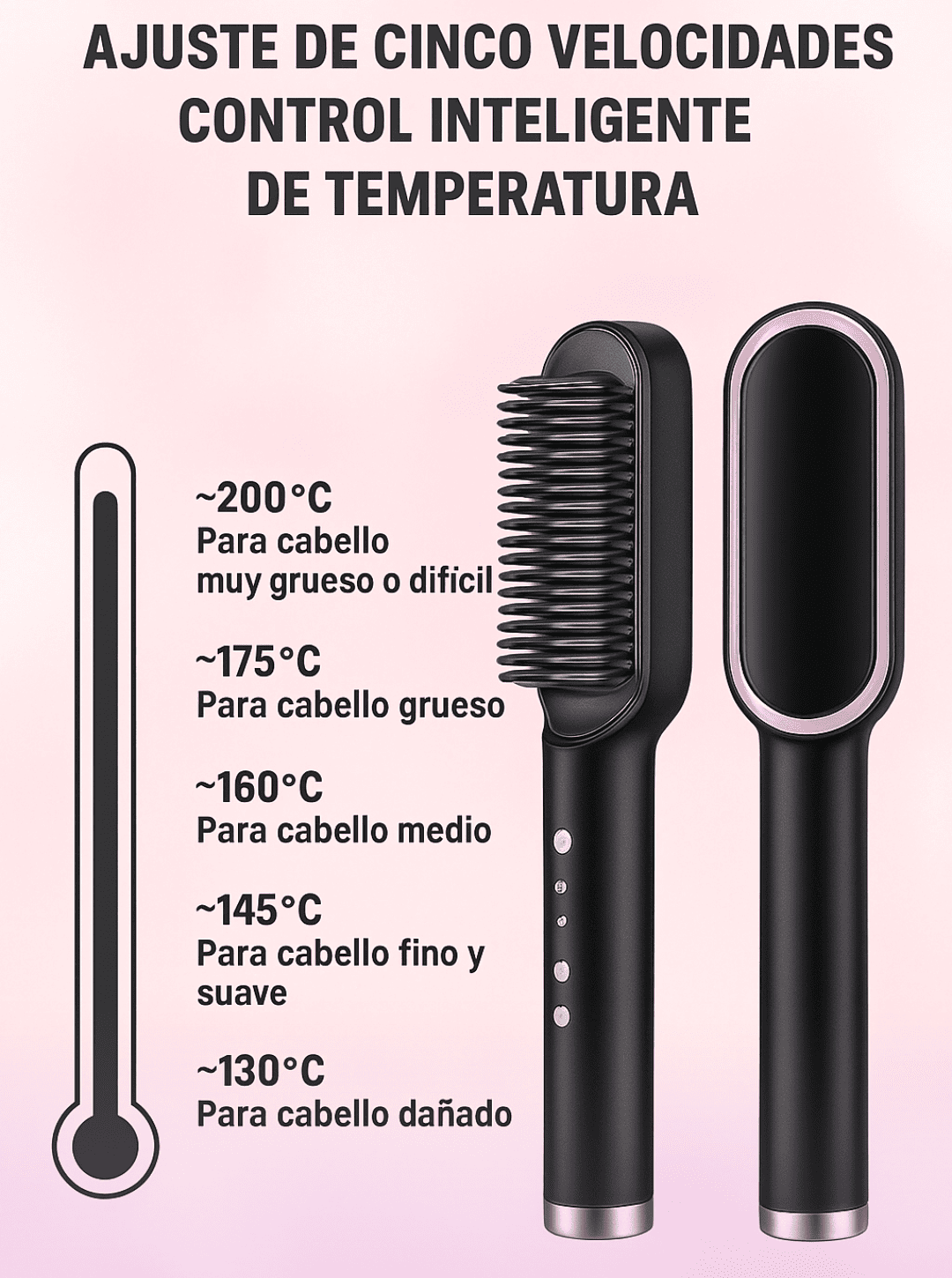 Cepillo 3 en 1 – Alisa, seca y da volumen